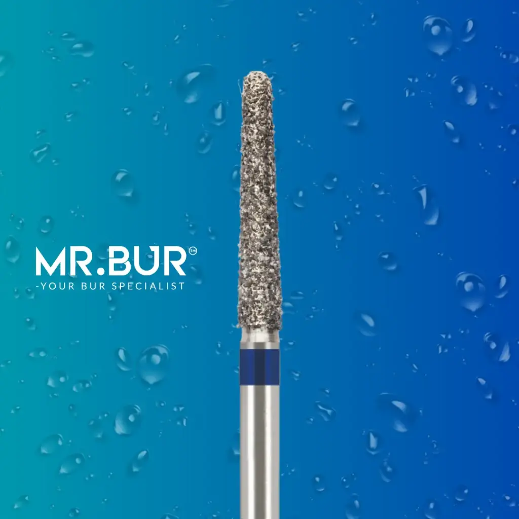 FG DIAMOND TAPER ROUND END (ฺBLUE)