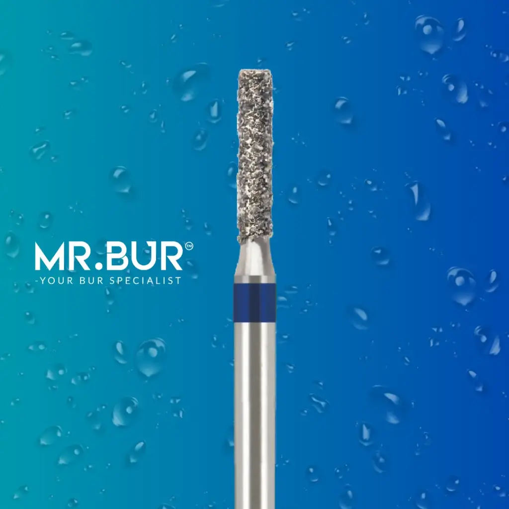 FG DIAMOND CYLINDER FLAT END (BLUE)