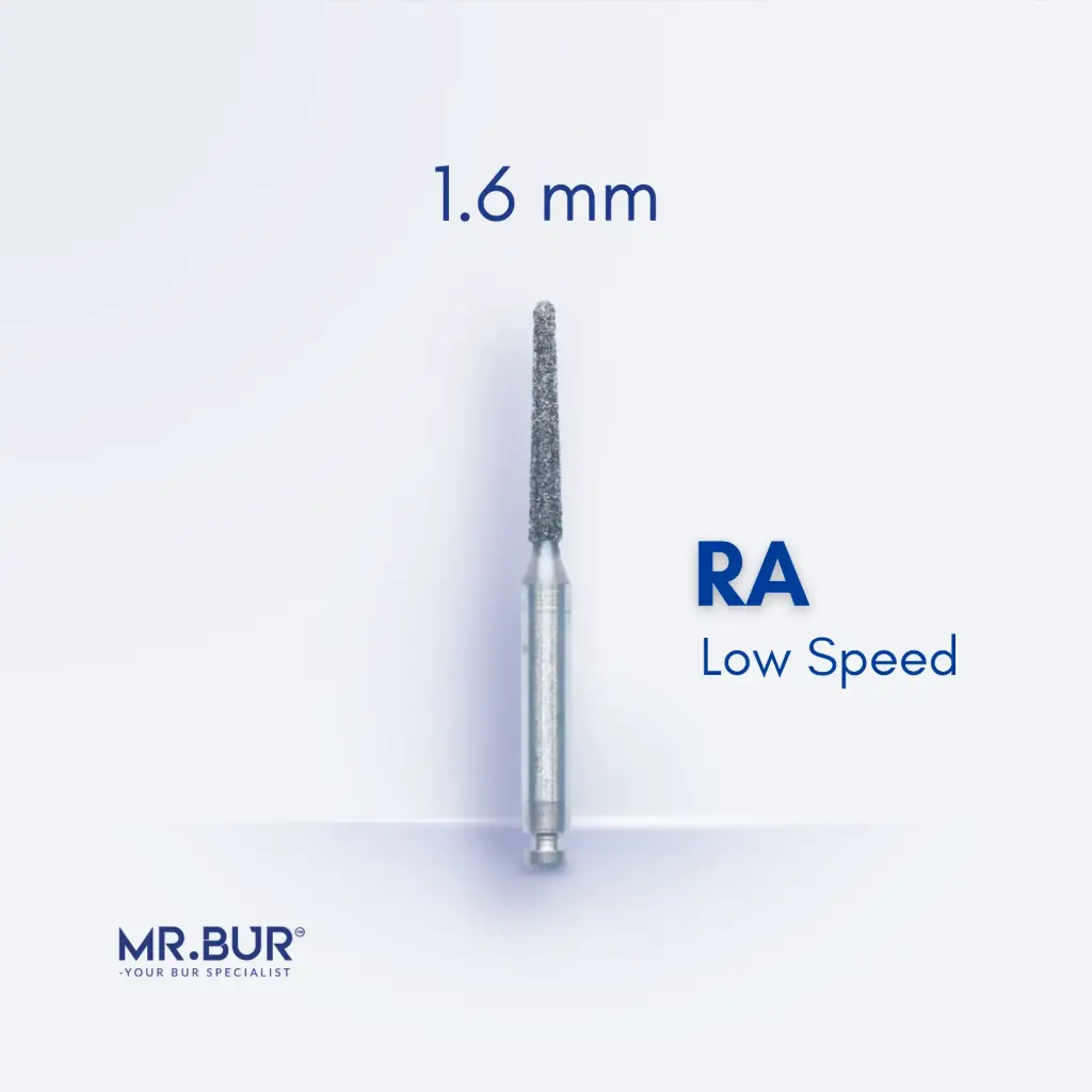 RA DIAMONDS BUR TAPER - ROUND END