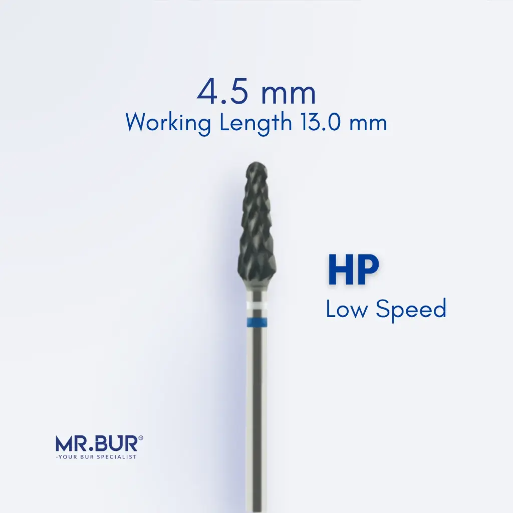 TC BUR FOR CVD COATING - CROSS CUT STANDARD