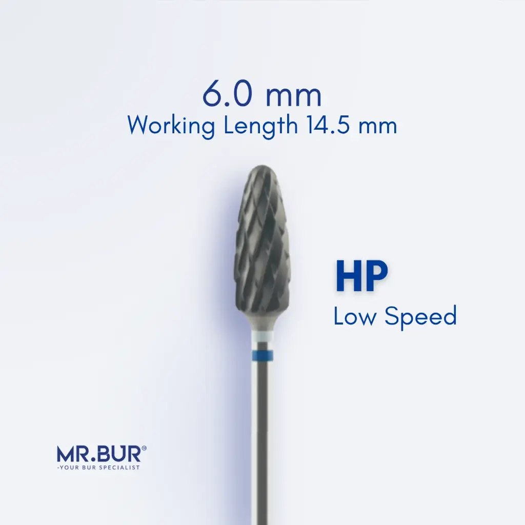 TC BUR FOR CVD COATING - CROSS CUT STANDARD