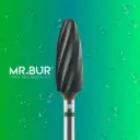 TC BUR FOR CVD COATING - PLAIN CUT COARSE