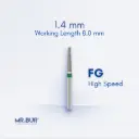 FG DIAMOND TAPER FLAT END