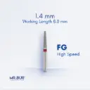 FG FINE TAPER ROUND END