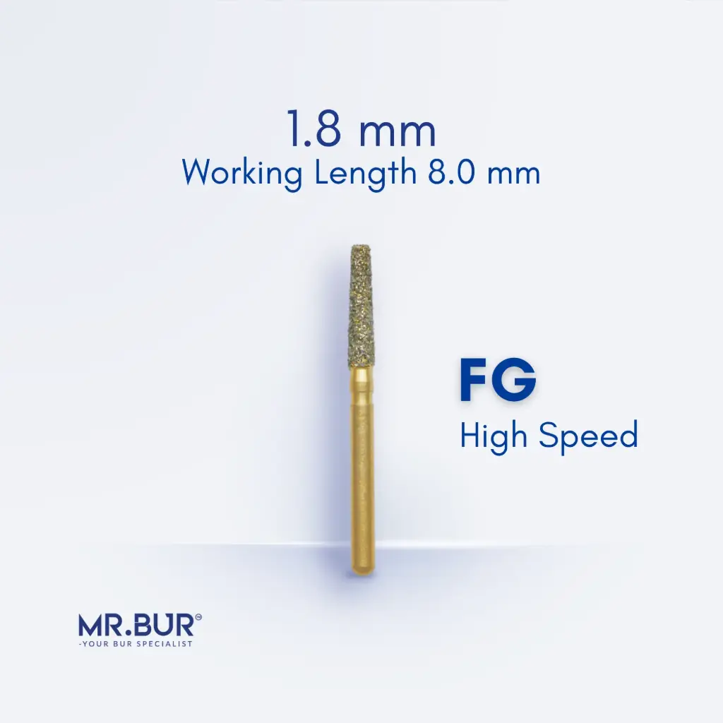 FG GOLD TAPER FLAT END