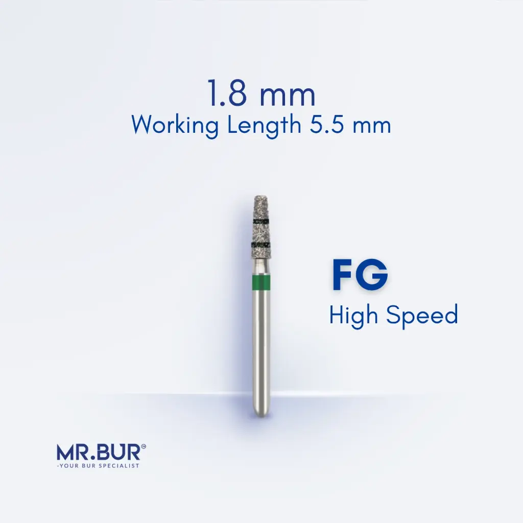 FG DIAMOND TAPER ROUND END